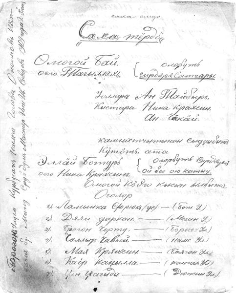 О происхождении якутов